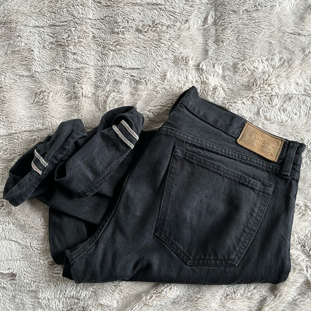Polo by Ralph Lauren Hampton Straight Men’s 34 Black Slim Straight Jeans